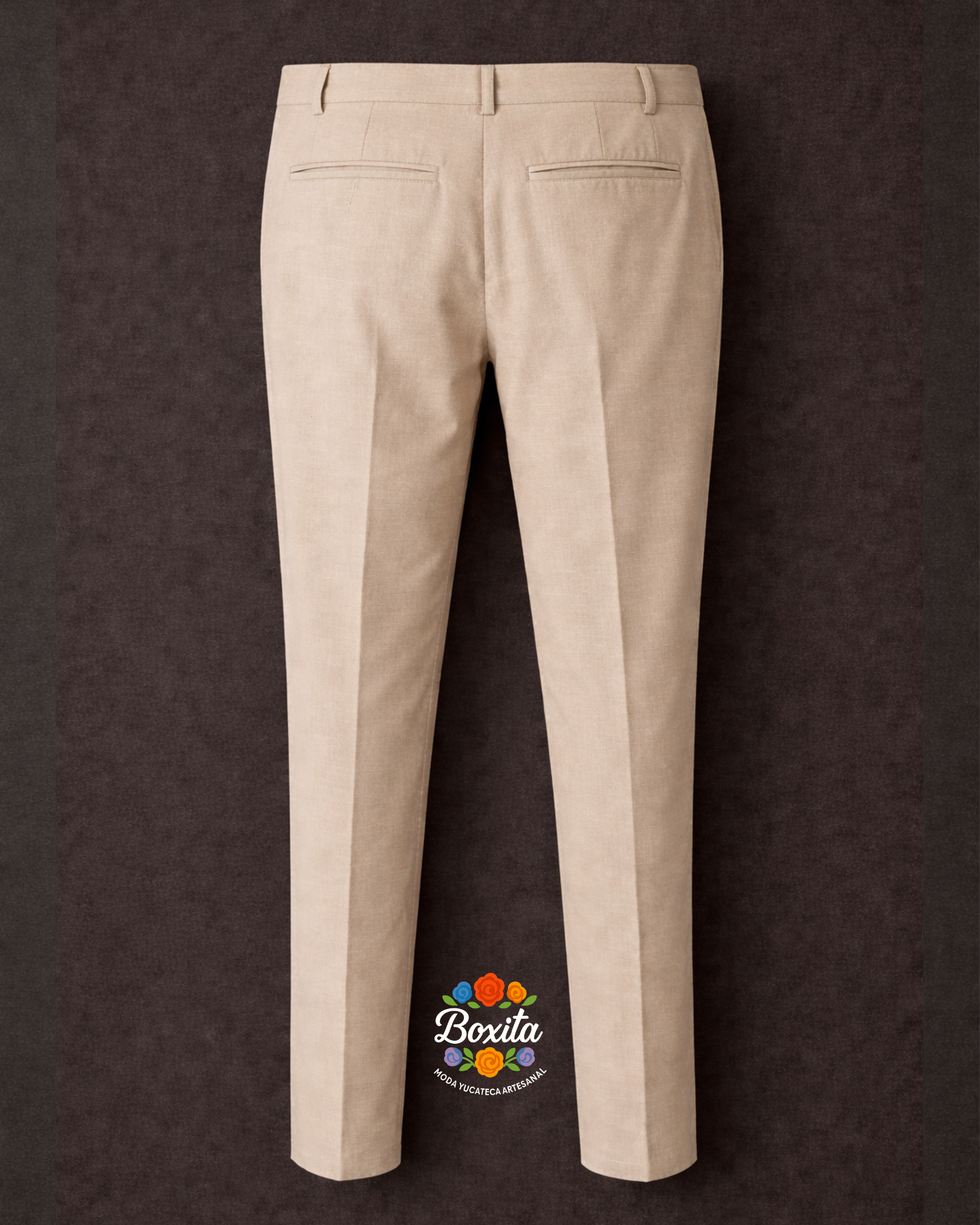 Pantalón de lino Arena Cálida (Caqui)