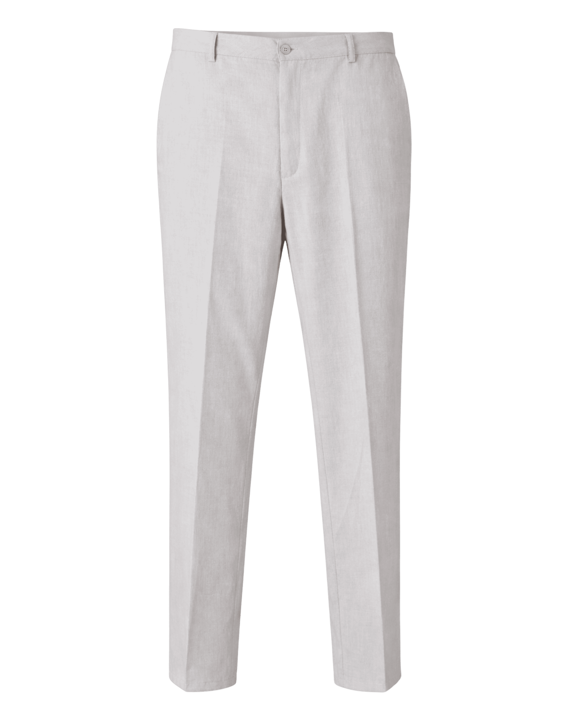 Pantalón de lino gris perla
