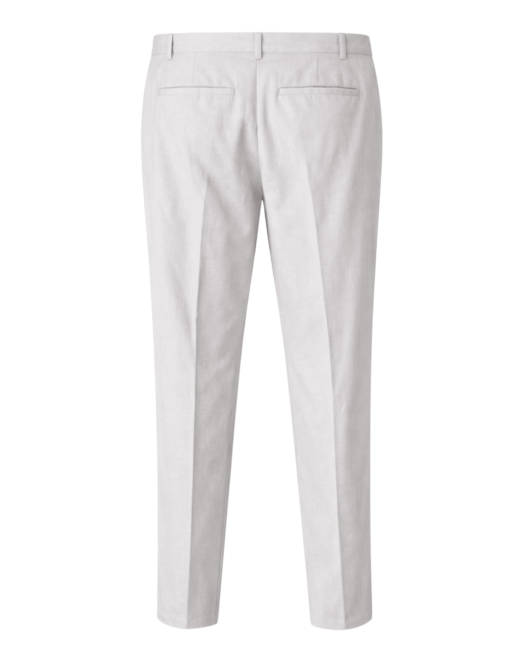 Pantalón de lino gris perla