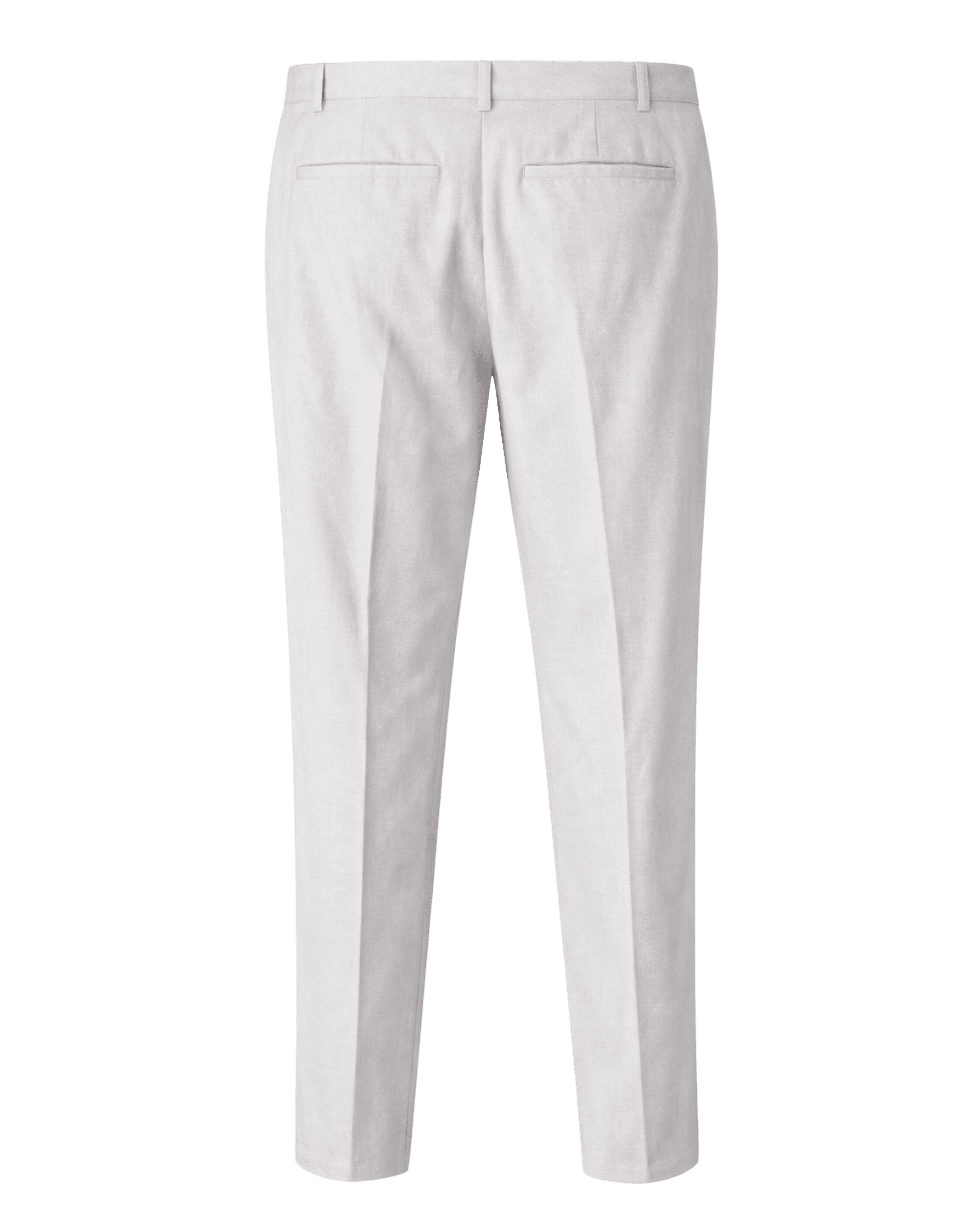 Pantalón de lino gris perla